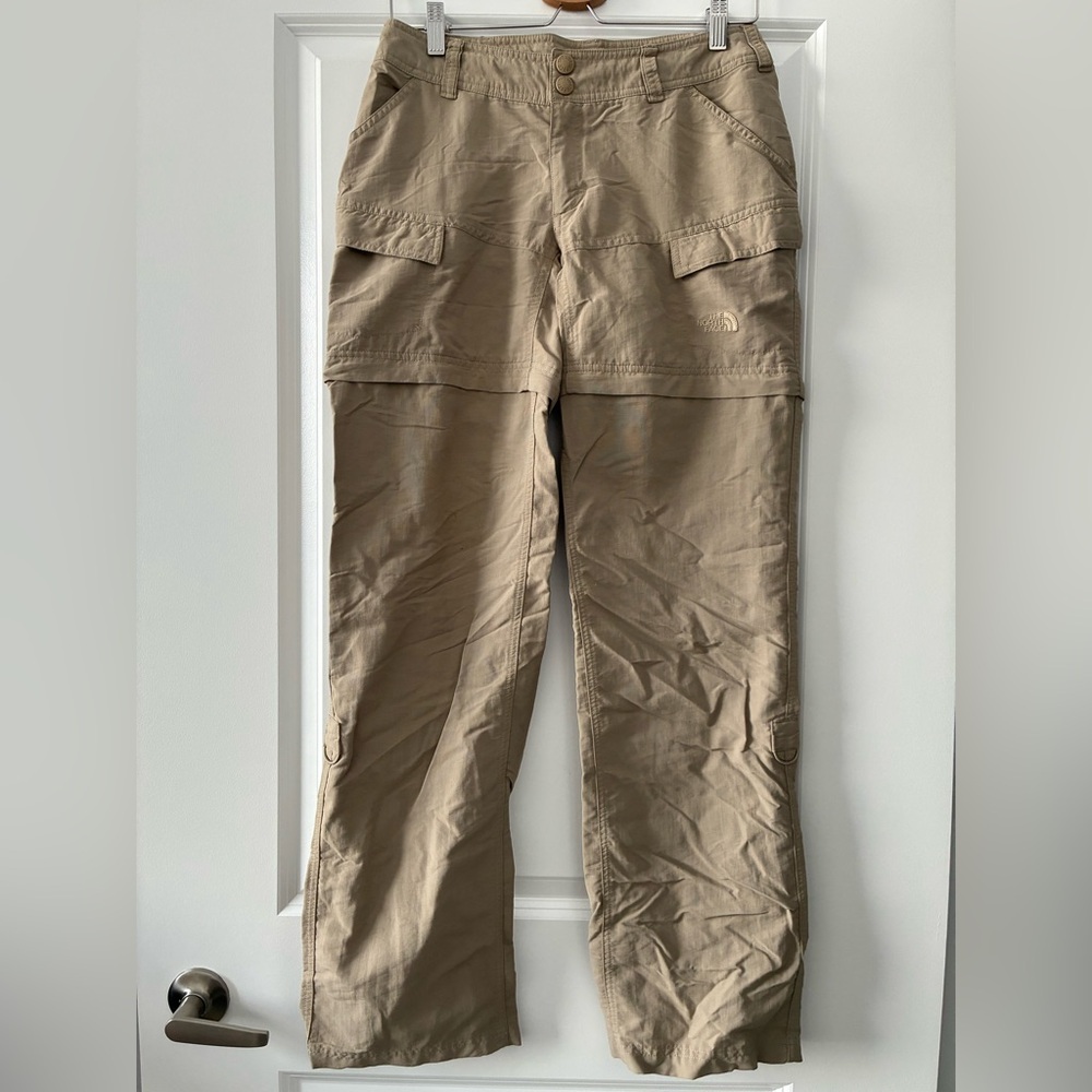 The North Face Size 4 Long Paramount 3-in-1 Convertible Pants - Dune Beige